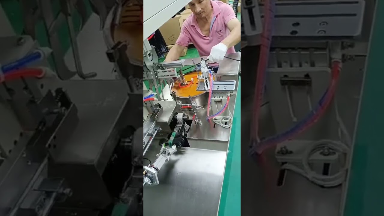 High Efficiency Fully Automatic High Speed Winding & Tying Machine   Various Transmission Cables