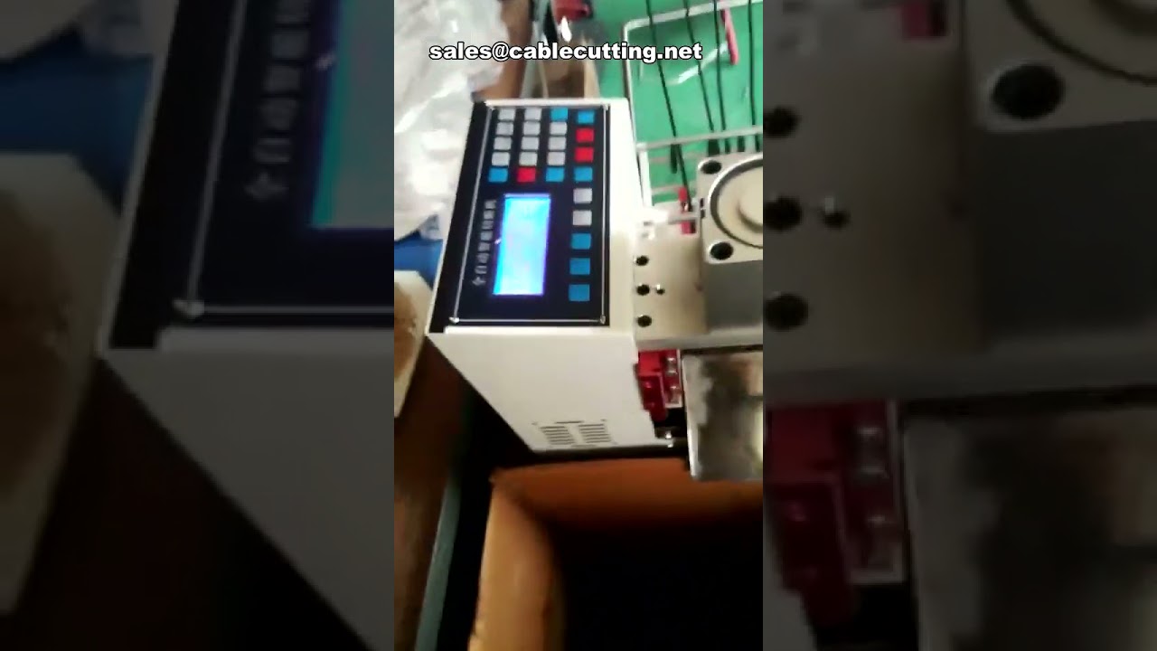 آلة قطع أنابيب PVC وأسلاك الكابلات عالية الدقة - ماكينة قص أوتوماتيكية صناعية