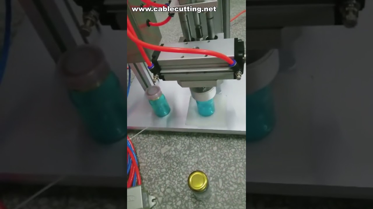 Tinplate Cover Plastic Lid Capping Machine,Capping Machine,Pneumatic Desktop Capping Machine