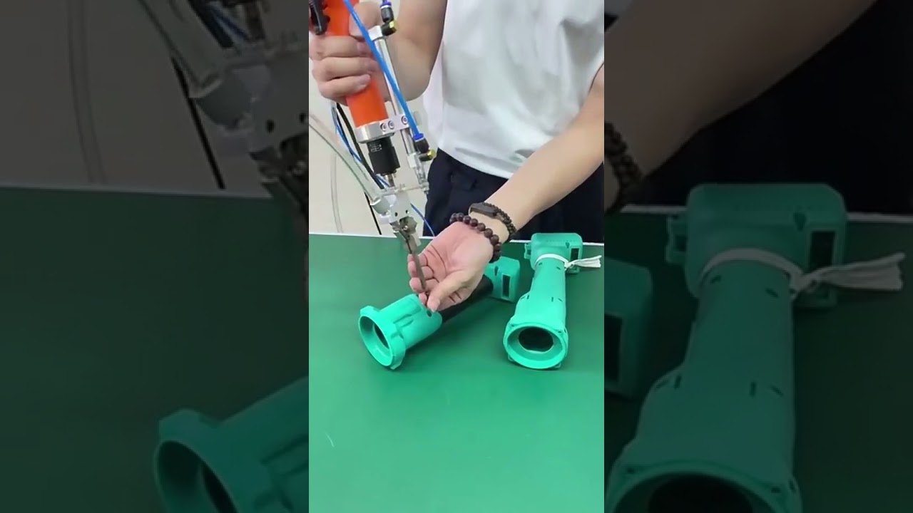 مفك براغي كهربائي هوائي محمول مع تغذية أوتوماتيكية للبراغي - أداة يدوية لتسريع التجميع