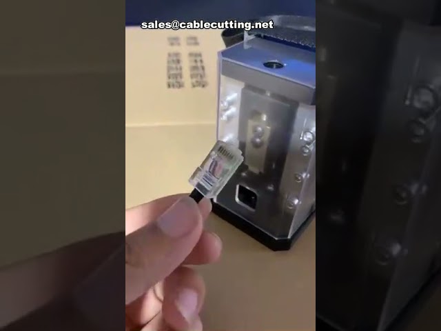 آلة كبس رؤوس كابلات الشبكة RJ45 المحمولة مع وصلة خط الهاتف – أداة ضغط موصلات الأسلاك