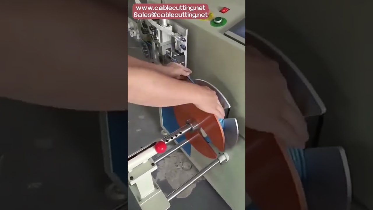 ماكينة لف وربط الأسلاك الأوتوماتيكية – معدات قياس وقطع ولف الأسلاك والكابلات (قطر 1-20 مم)