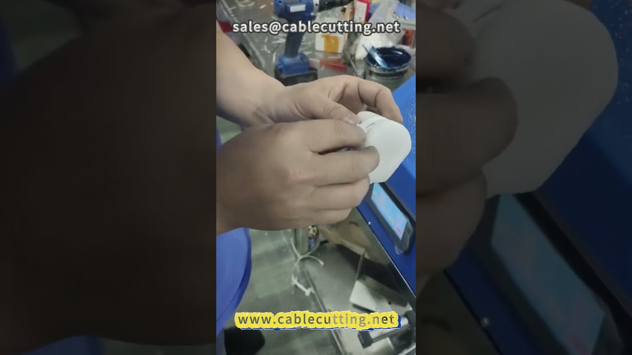 ماكينة تعبئة كابلات البيانات والشحن بتغليف الورق المقوى 103 # كابل بيانات # كابل شحن