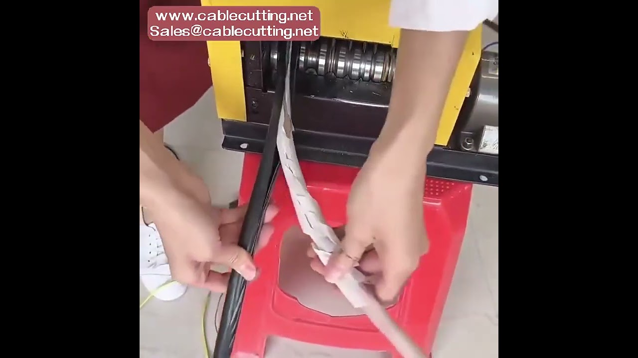 ماكينة تجريد الأسلاك الكهربائية الصغيرة الأوتوماتيكية 60W/750W لأسلاك النحاس 1-20 مم و1-38 مم
