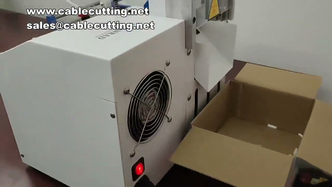 ماكينة قص الأنابيب الأوتوماتيكية الصغيرة - مثالية لقطع أنابيب PVC والانكماش الحراري