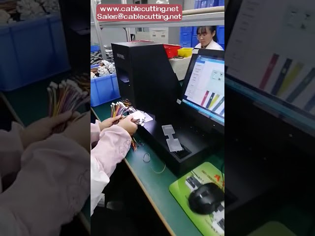 جهاز كشف تسلسل ألوان الأسلاك في الأحزمة الكهربائية – معدات فحص دقيقة للجودة