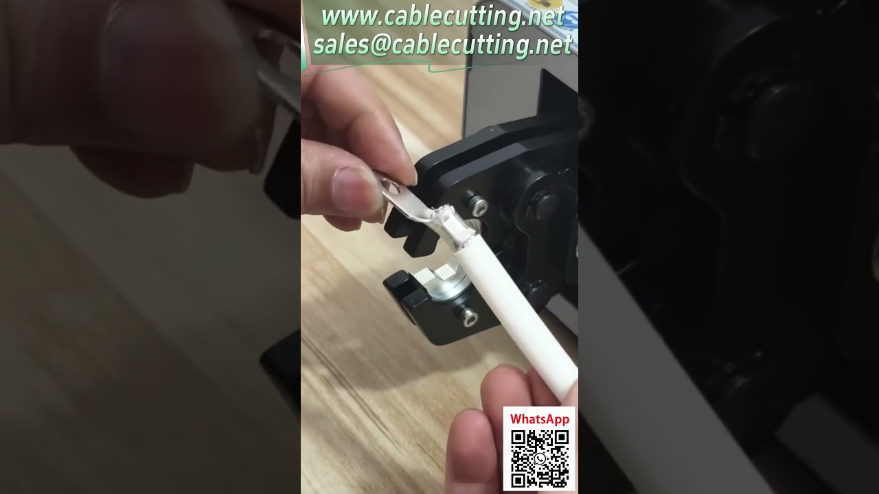 مكبس أسلاك هوائي للضغط السريع للأطراف النحاسية حتى 70 مم² - خيارات متعددة للأشكال #أتمتة