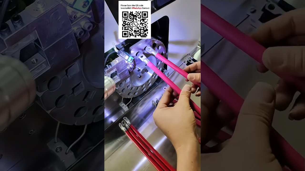 آلة إدخال وخبز الأنابيب الحرارية الأوتوماتيكية لأسلاك السيارات الكهربائية #معدات_الأتمتة