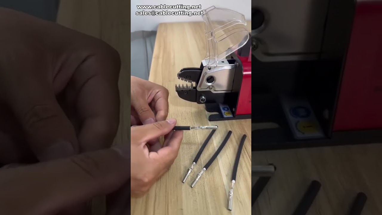 مكبس أسلاك هوائي 5ND لتوصيلات الطاقة الشمسية | فيديو تجعيد احترافي