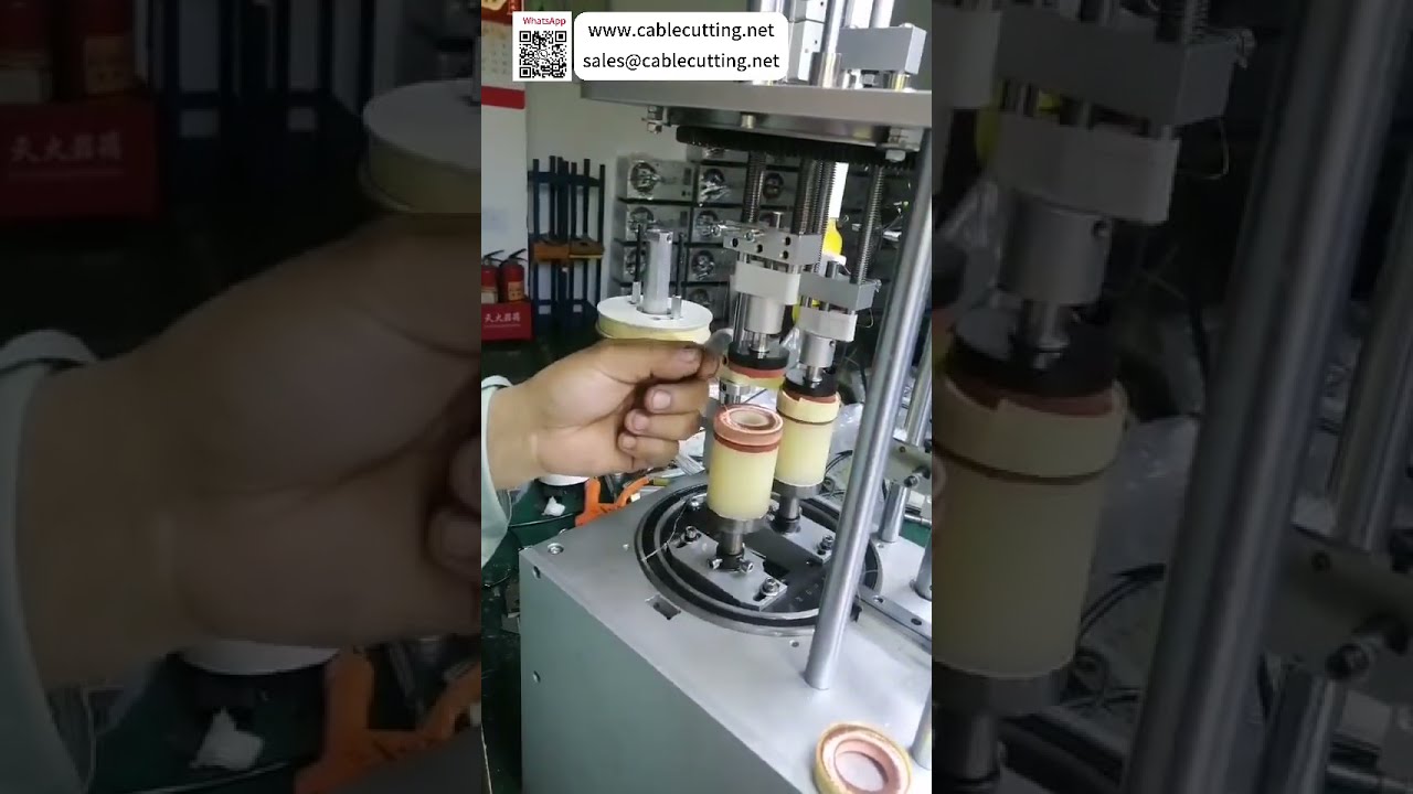 آلة لف الشريط ذات الضغط المزدوج لحماية أطراف الملفات في معالجة أسلاك الأفلام