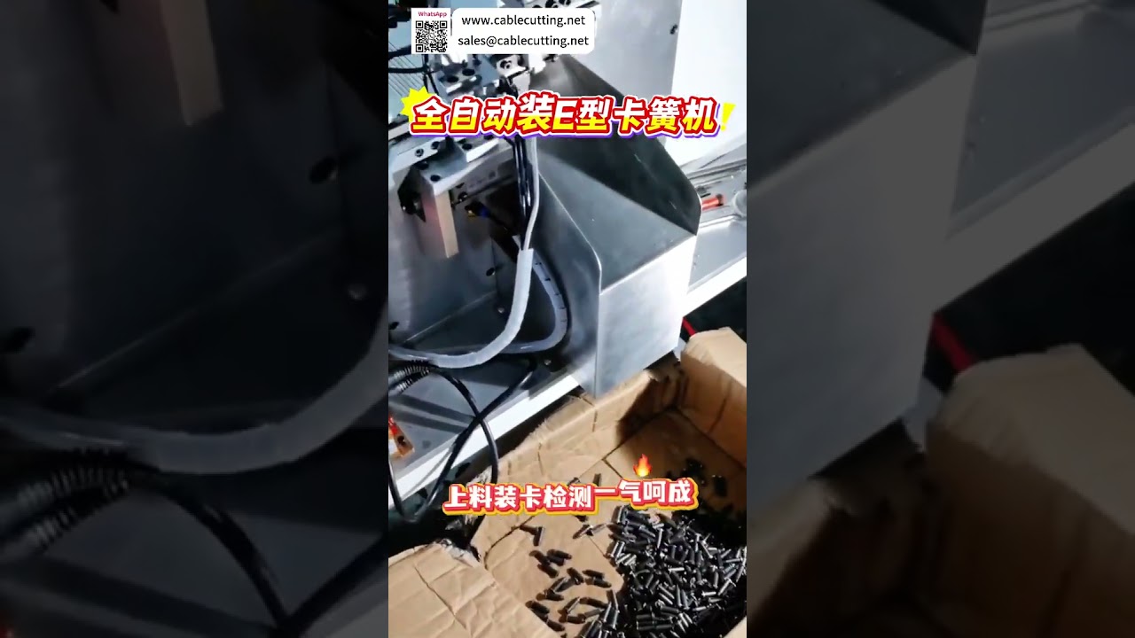 ماكينة تجميع الحلقات الدائرية من النوع E الأوتوماتيكية بالكامل - كفاءة عالية وتوفير في التكاليف (نسخة قصيرة)