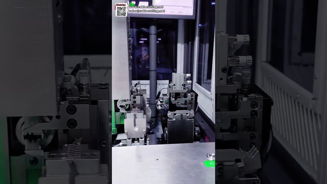 آلة HSD Ethernet المتكاملة لتجريد الأسلاك وتركيب الأطراف الآلي للطاقة الجديدة