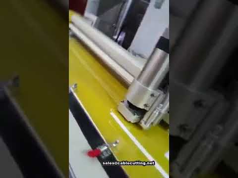 آلة قطع شريط PVC الأوتوماتيكية بقلم الرسم - قاطعة دقيقة للأسلاك