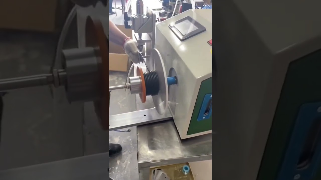 Automatic Traversing Wire Winding Machine for Wire Harness Processing #factory #machine