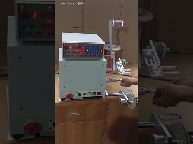 ماكينة لف الملفات الأوتوماتيكية CNC – لف الأسلاك من 0 إلى 5 مم بجهد 110/220 فولت مع تحكم كمبيوتر جديد