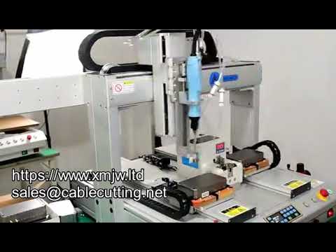 Desktop Five axis Automatic Locking Screw Machine Screwdriver Fasten Robot With Automatic Unloading