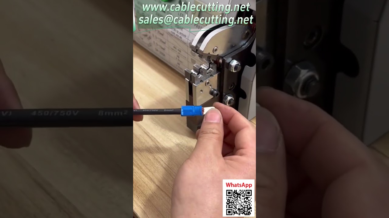 ماكينة ضغط الأطراف الكهربائية الأوتوماتيكية - ضغط محطات SC من 16 إلى 70 مم² مع خيارات أشكال متعددة #أتمتة
