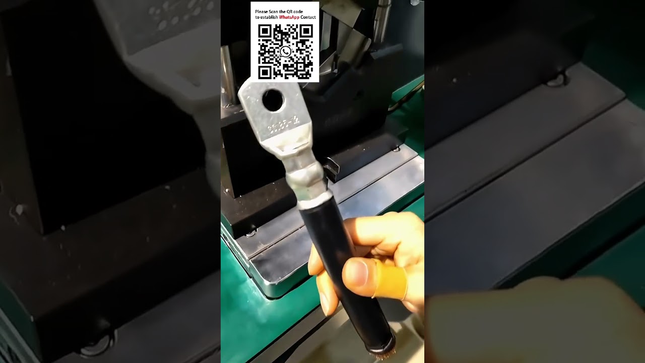 ماكينة كرمبس أطراف السيارات الكهربائية مع أداة تطبيق سداسية سريعة التغيير #سيرفو_كرومبر