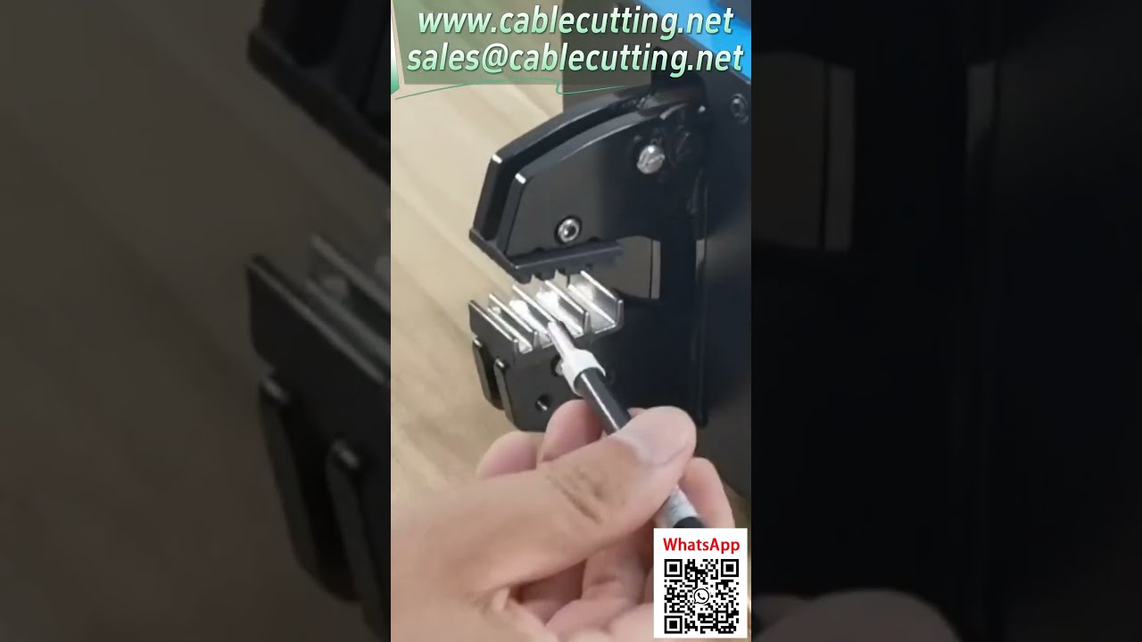 أداة الضغط الهوائية: عرض فعال لضغط أطراف الكابلات الأنبوبية