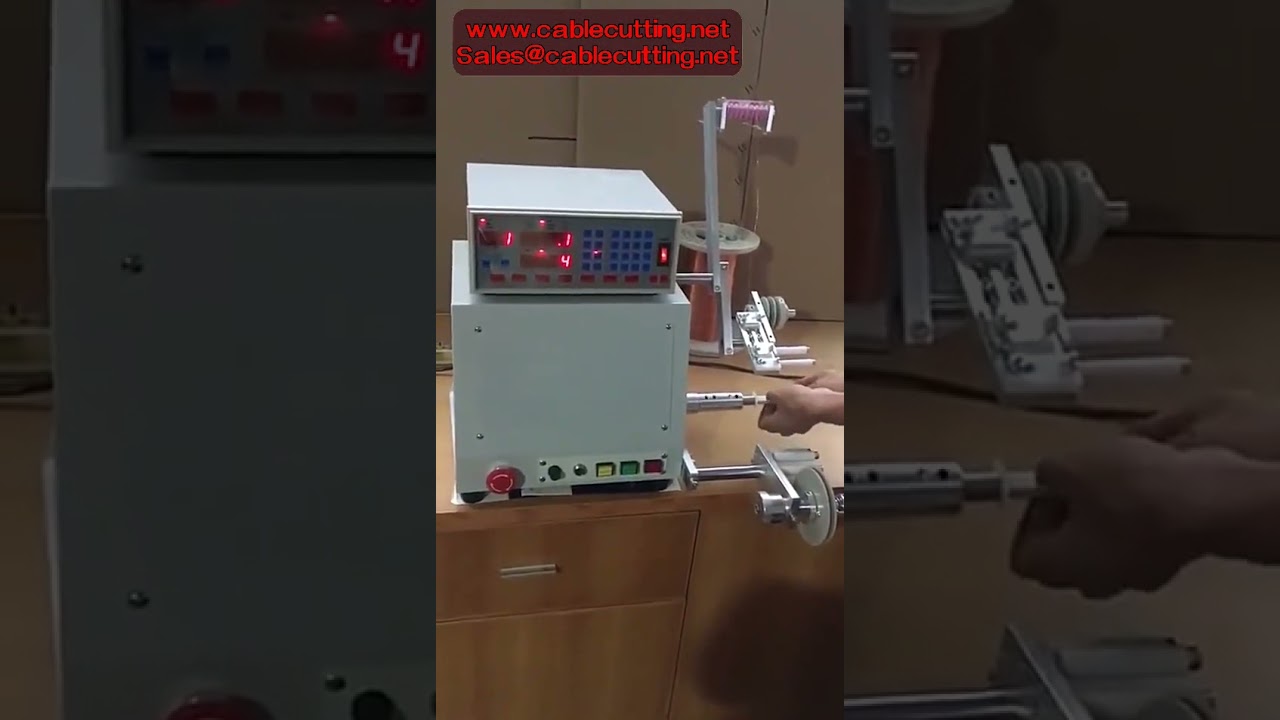 ماكينة لف الملفات الأوتوماتيكية CNC 810/820 بقدرة 750 واط و400 واط للسلك 0.03-1.2 مم