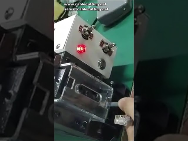 ماكينة تجعيد رأس الكابل (كريستال) احترافية للأسلاك الكهربائية والهاتفية - 8P 6P 4P