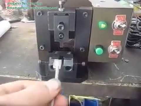 ماكينة تجعيد كابلات الشبكة RJ45 ثنائية الموضع - أتمتة إنتاج الكابلات