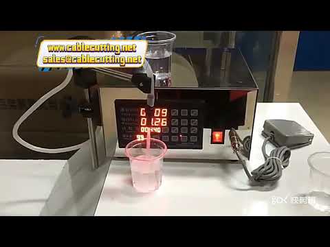 GFK-280 (10مل) – آلة تعبئة السوائل الرقمية الدقيقة للعطور والزيوت والعصائر | حشو زجاجات صغير
