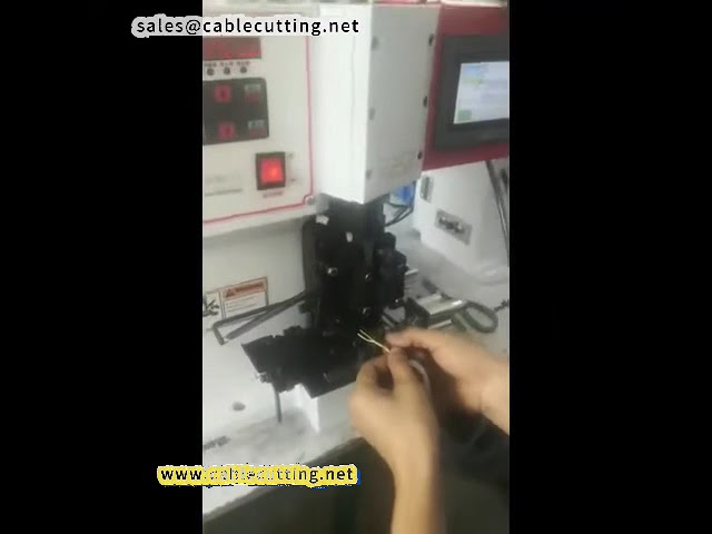 آلة تجريد الأسلاك وتجعيد الأطراف الأوتوماتيكية للأسلاك أحادية النواة