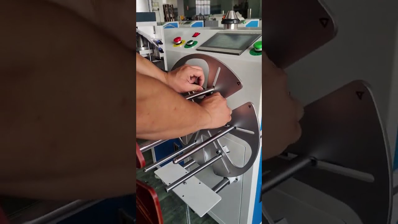 190 ماكينة إعادة لف اللفائف بكفاءة عالية من الكبير إلى الصغير مع تحكم دقيق في الطول ولف أنيق
