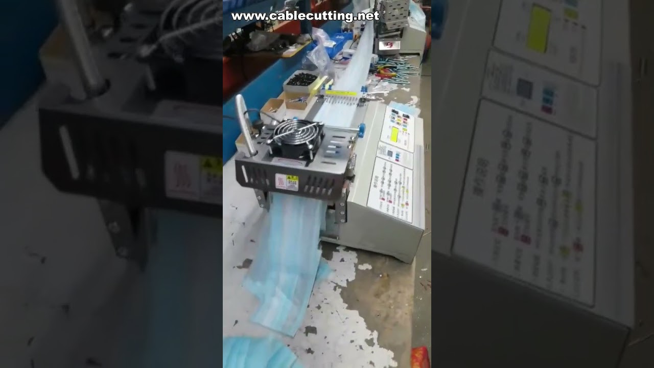 ماكينة قطع الحبال الأوتوماتيكية، ماكينة قطع أحزمة البوليستر بالسكاكين الساخنة، ماكينة قطع الحبال الكهربائية