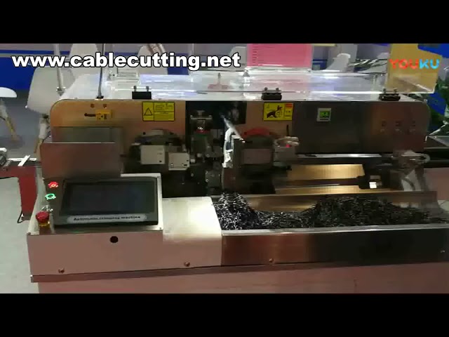 آلات تجريد الكابلات والقطع الأوتوماتيكي مع آلة طلاء الأسلاك بالقصدير