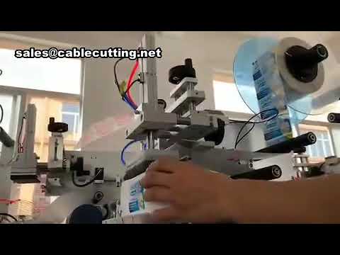 Hot Sale Semi automatic Glass Plastic Square Bottles Labeling Machine