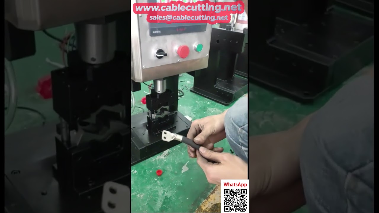 ماكينة تجعيد طرفية CNC هيدروليكية 50 مم² - لا حاجة لتغيير القوالب لزيادة الإنتاجية