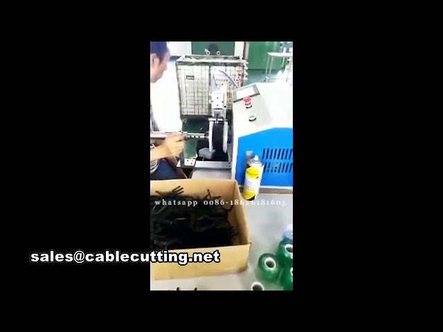 ماكينة لف وبرم أسلاك الكابلات الأمنية مع عداد الأمتار الدقيق