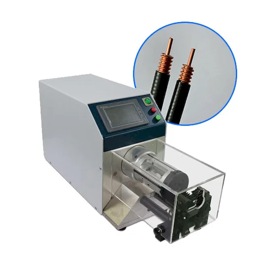 مقشرة كابلات محورية نصف آلية WPM-8608 - آلة قطع وتعرية الأسلاك